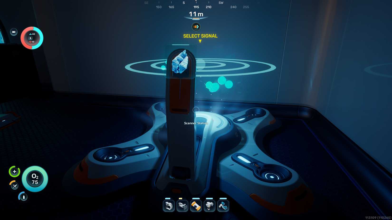 Scanner Station and advanced facilities inside a Subnautica 2 base