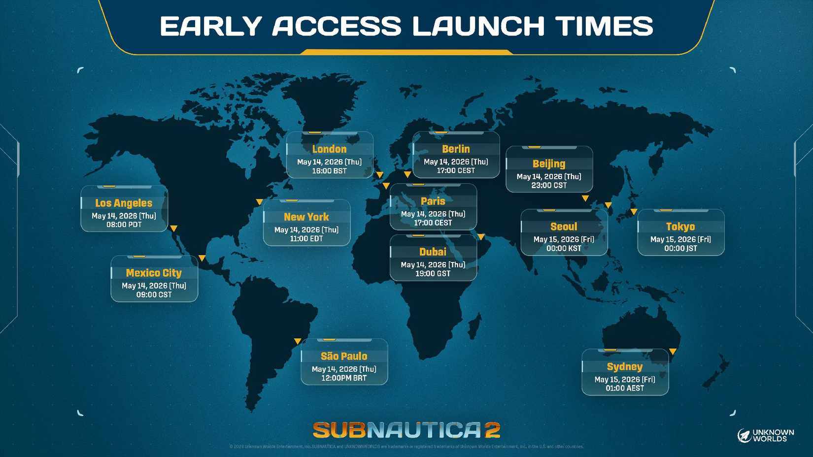 subnautica 2 early access times
