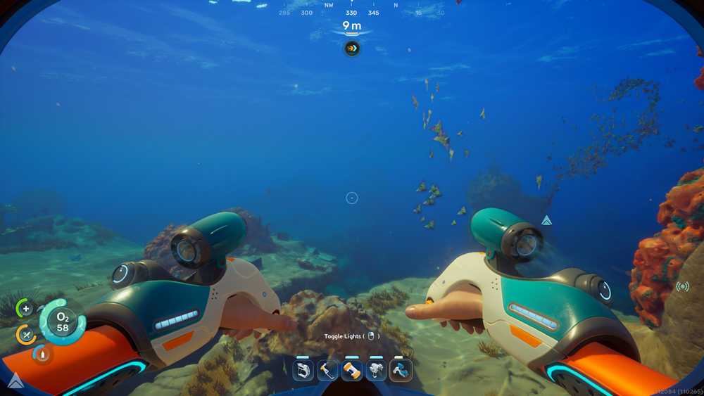Usando a ferramenta de travessia Wakemaker em Subnautica 2