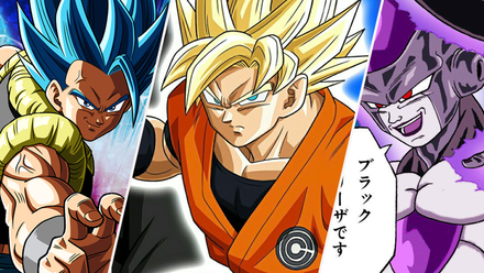 Super Saiyan Blue Gogeta, Super Saiyan CC Son Goku, Black Frieza
