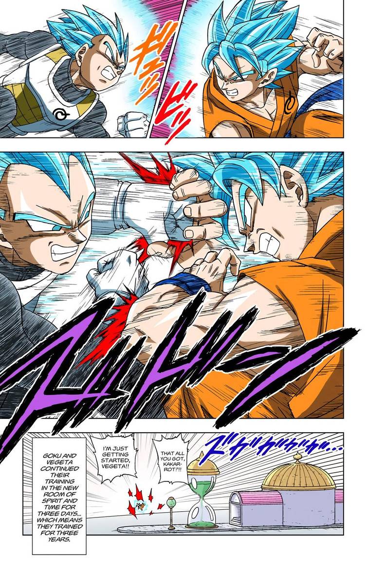 Super Saiyan Blue Vegeta vs Super Saiyan Blue Son Goku