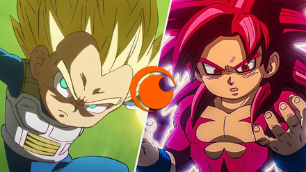 Super Saiyan Mini Vegeta, Crunchyroll Logo, Super Saiyan 4 Mini Goku