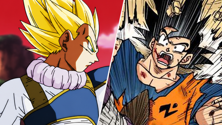 Super Saiyan Vegeta on Yardrat and Ultra Instinct Sign Goku hurts
