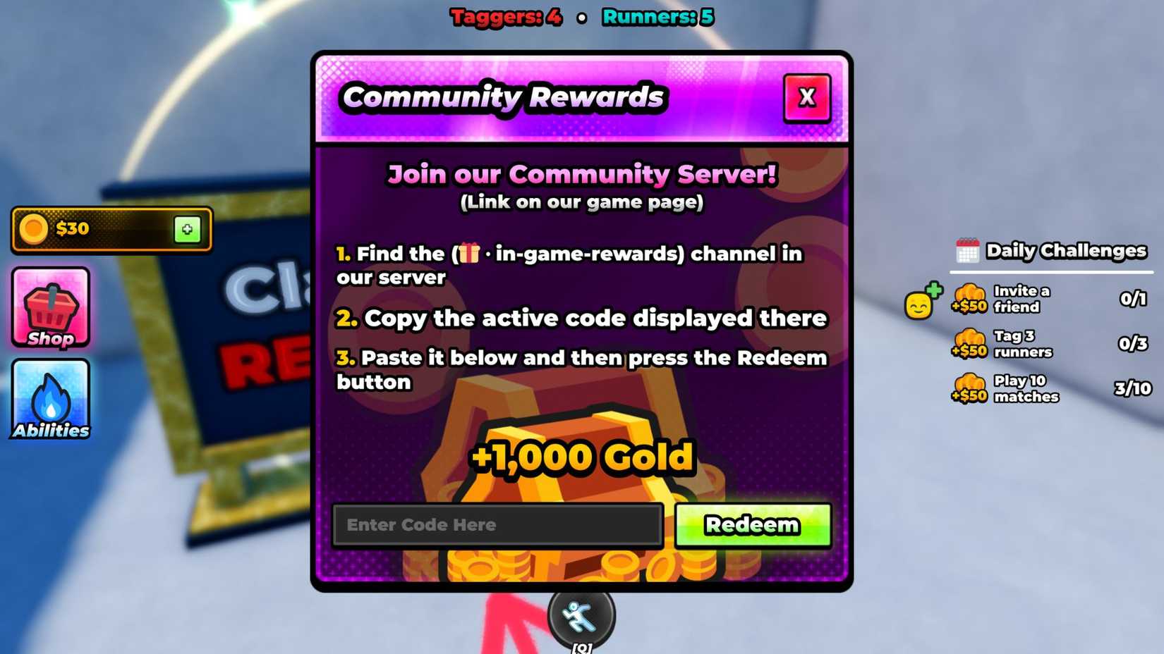Super tag your code tab