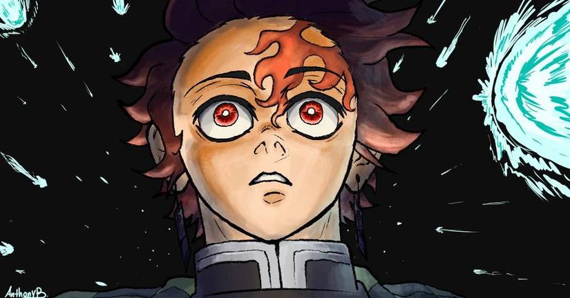 A transparent world with tanjiro