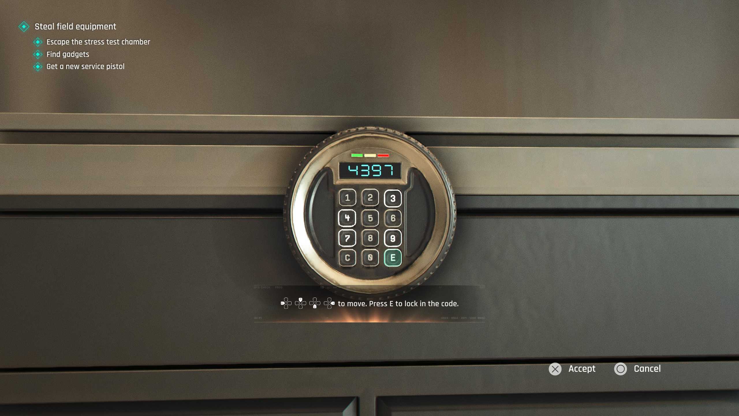 Safe Codes and Door Codes in 007 First Light
