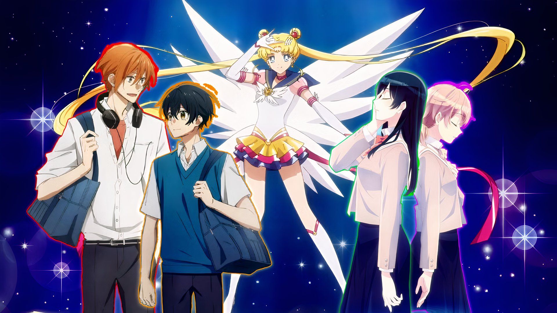The Best LGBTQ+ Anime To Watch In 2026 sasaki and miyano, bloom into you, sailor moon