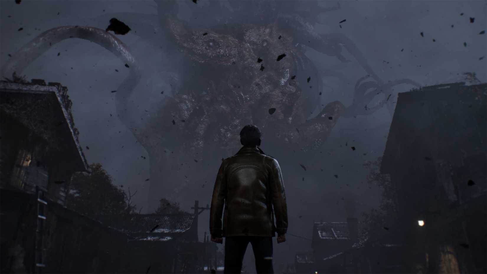 Calvin Facing a Huge Monster in The Sinking City 2