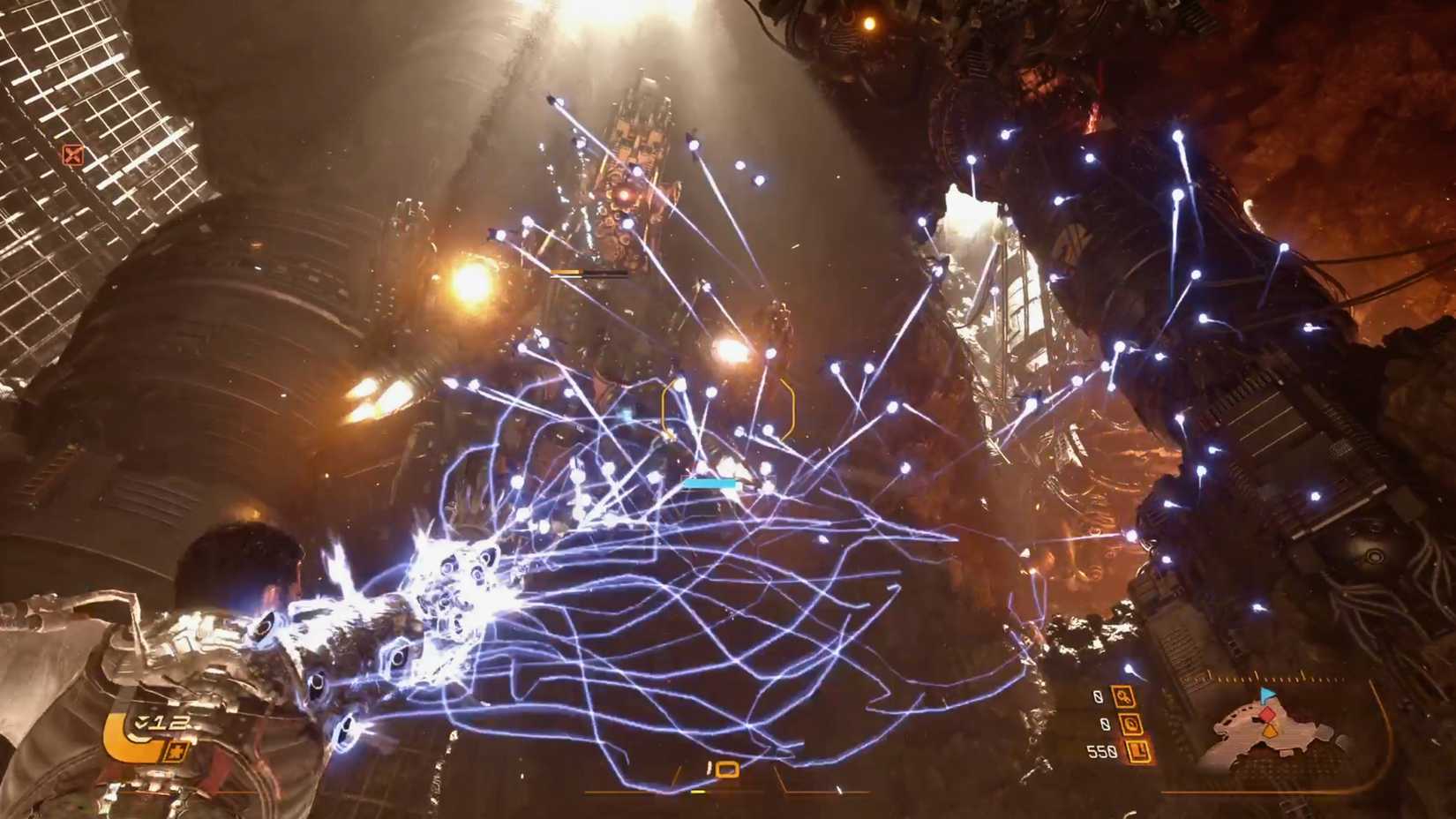 Use of Saros energy weapons