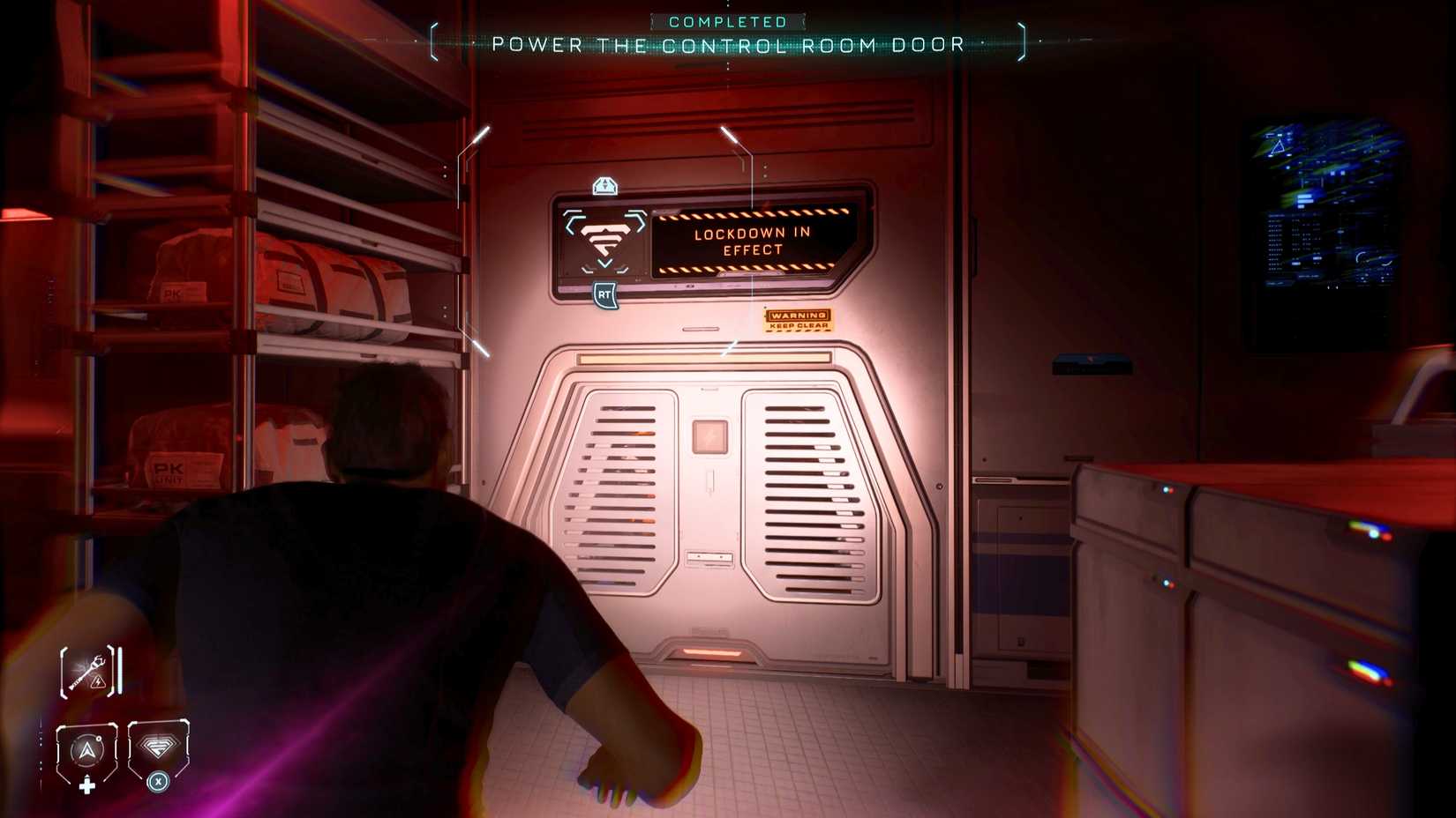 Control Room Door Directive 8020 EP3 Using the vent to return to any games