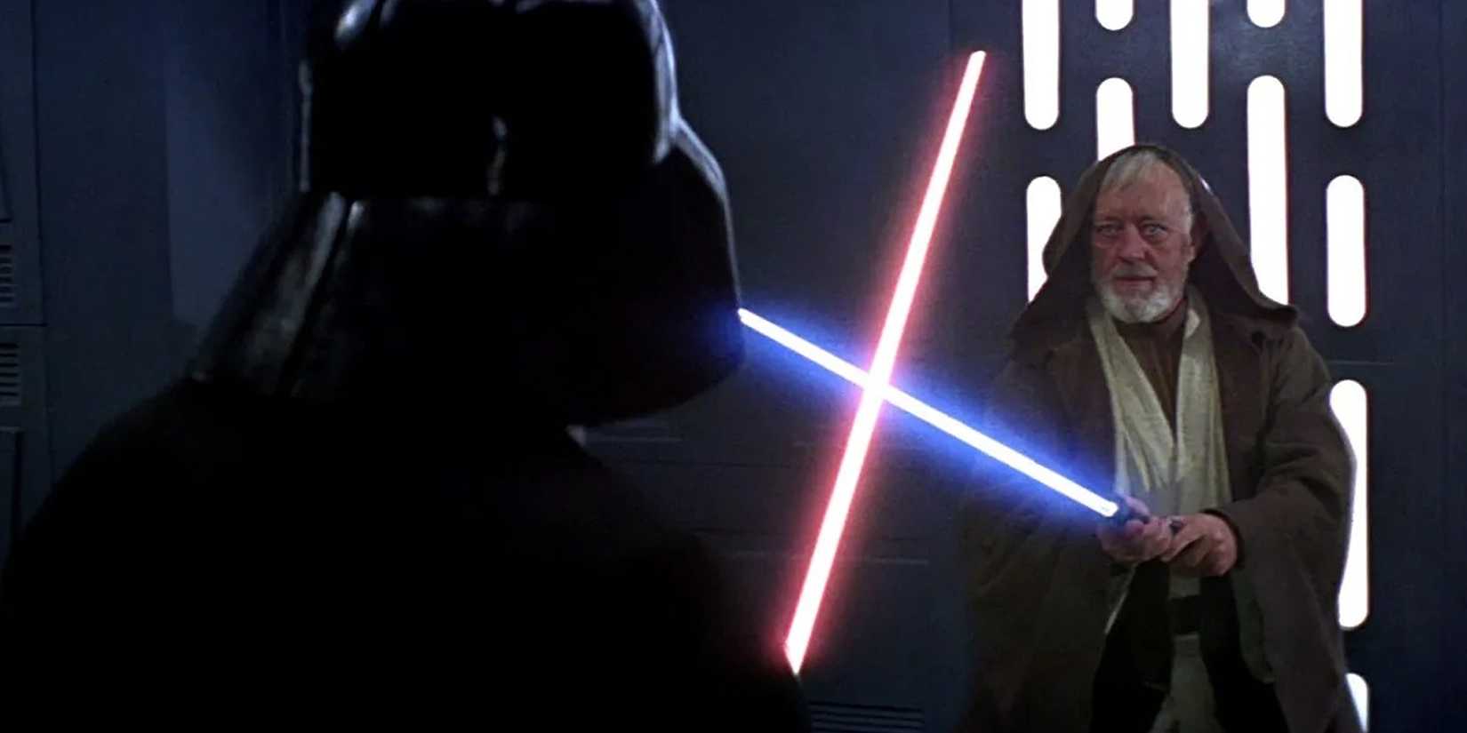 Vader duellerar obi-wan mot dödsstjärnan.