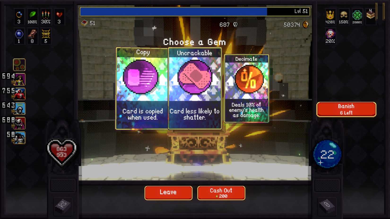 vampire crawler's uncrackable gem