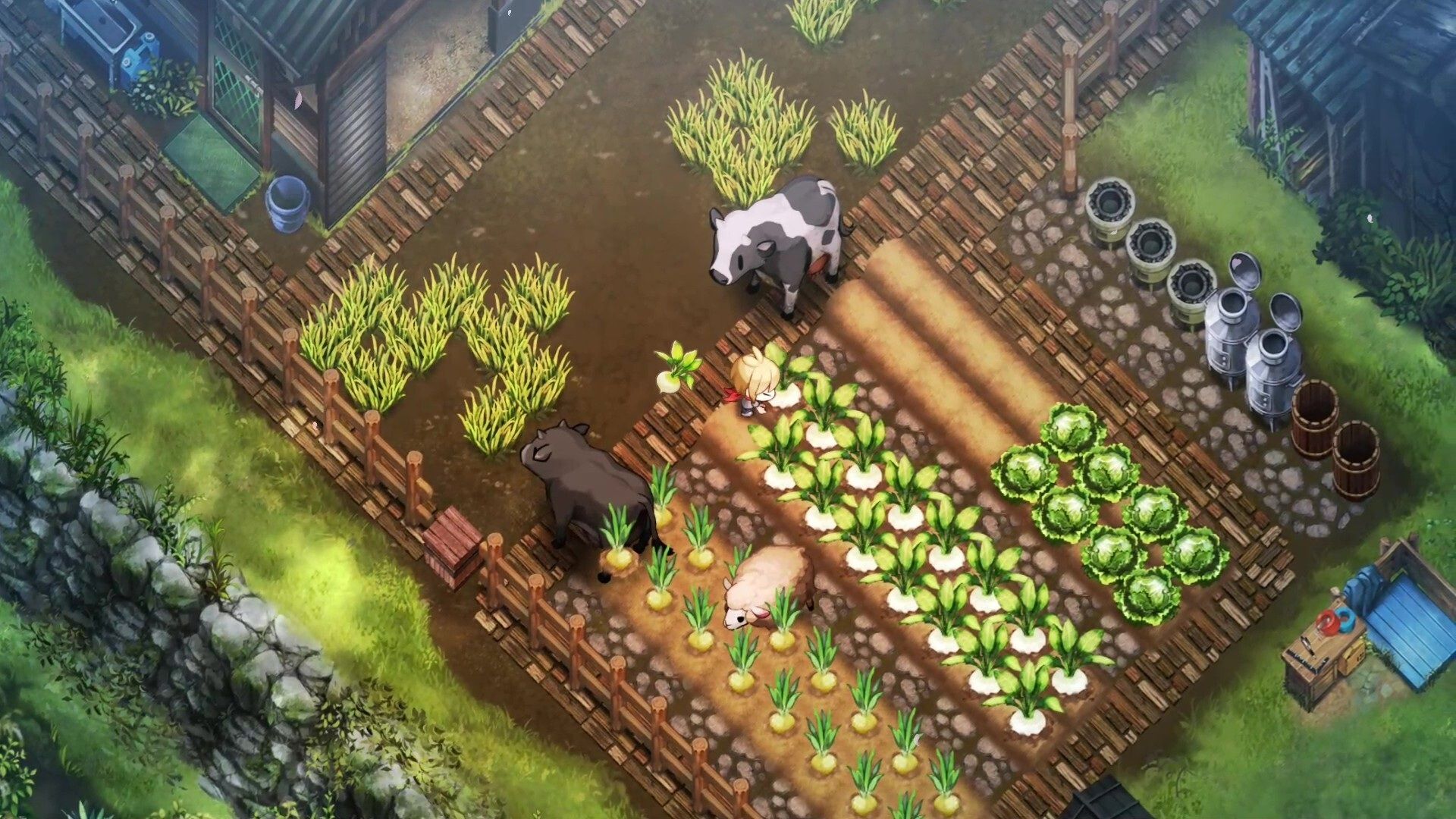 village in the shade farming