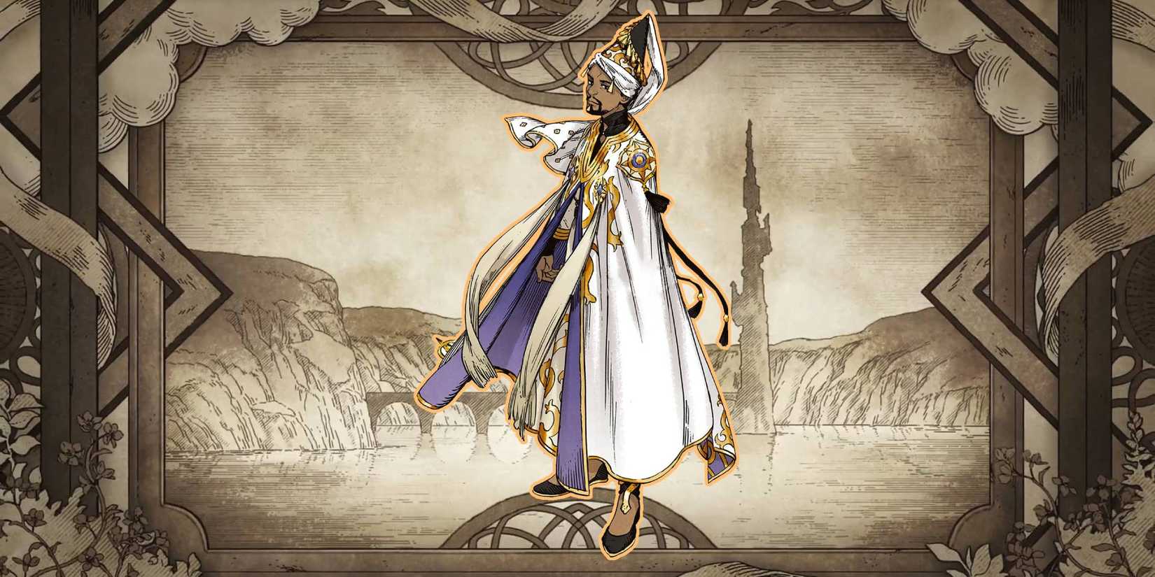 Witch Hat Atelier Lagrah from Manga Colorized on Background from Episode 9