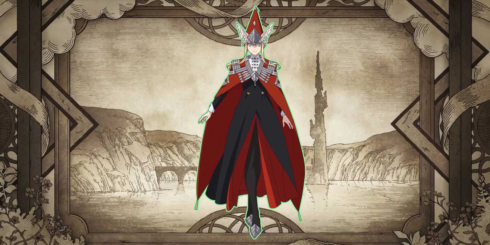 Witch Hat Atelier Luluci from Episode 8 on a Background from Episode 9