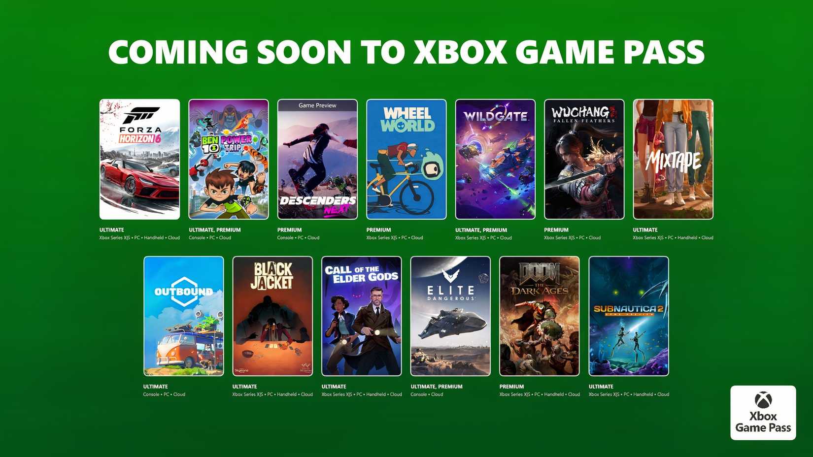 Xbox releases Wave 1 Game Pass Lineup for May 2026