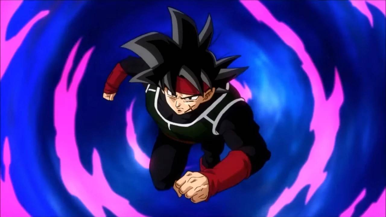Bardock Multiversal Xeno Bardock com armadura de batalha