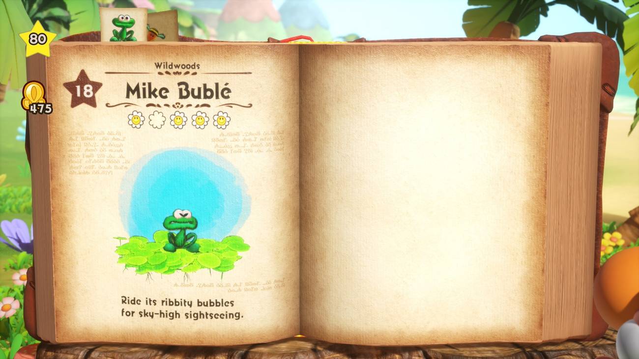 yoshi mystery book frog bubble