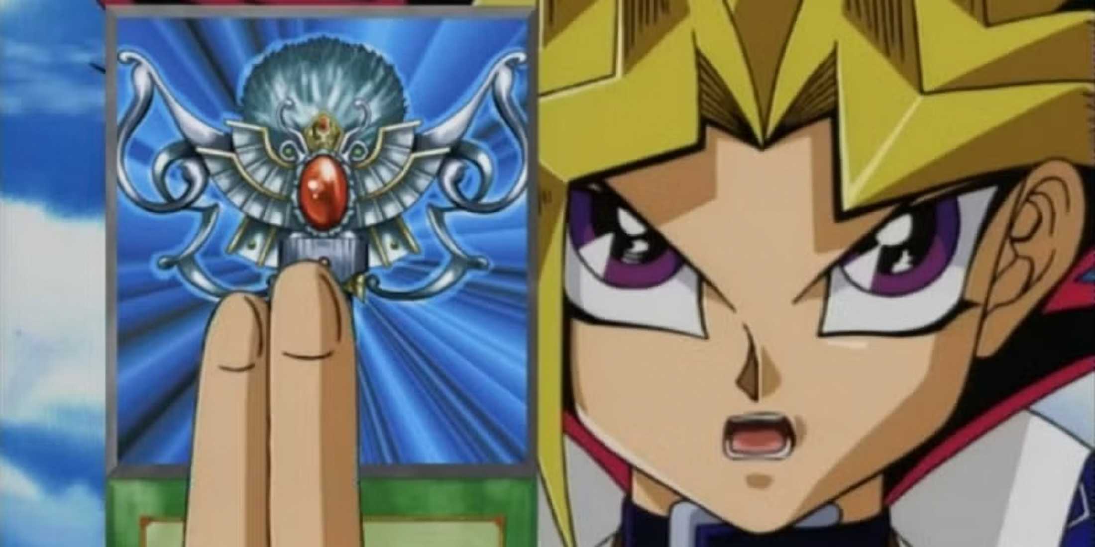 Yugi activates Monster Reborn to bring back one of his monsters.