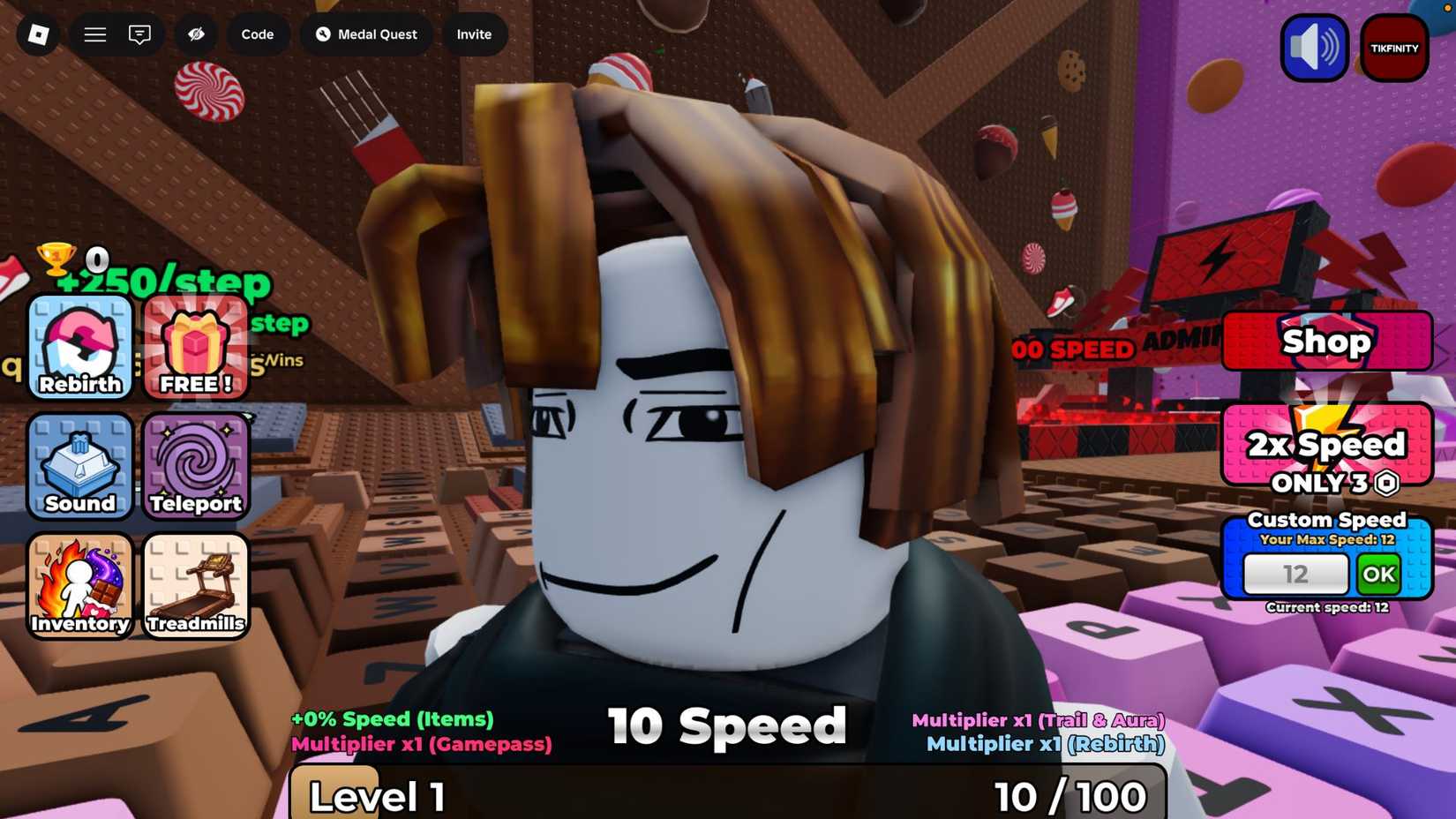 +1 speed keyboard escape player