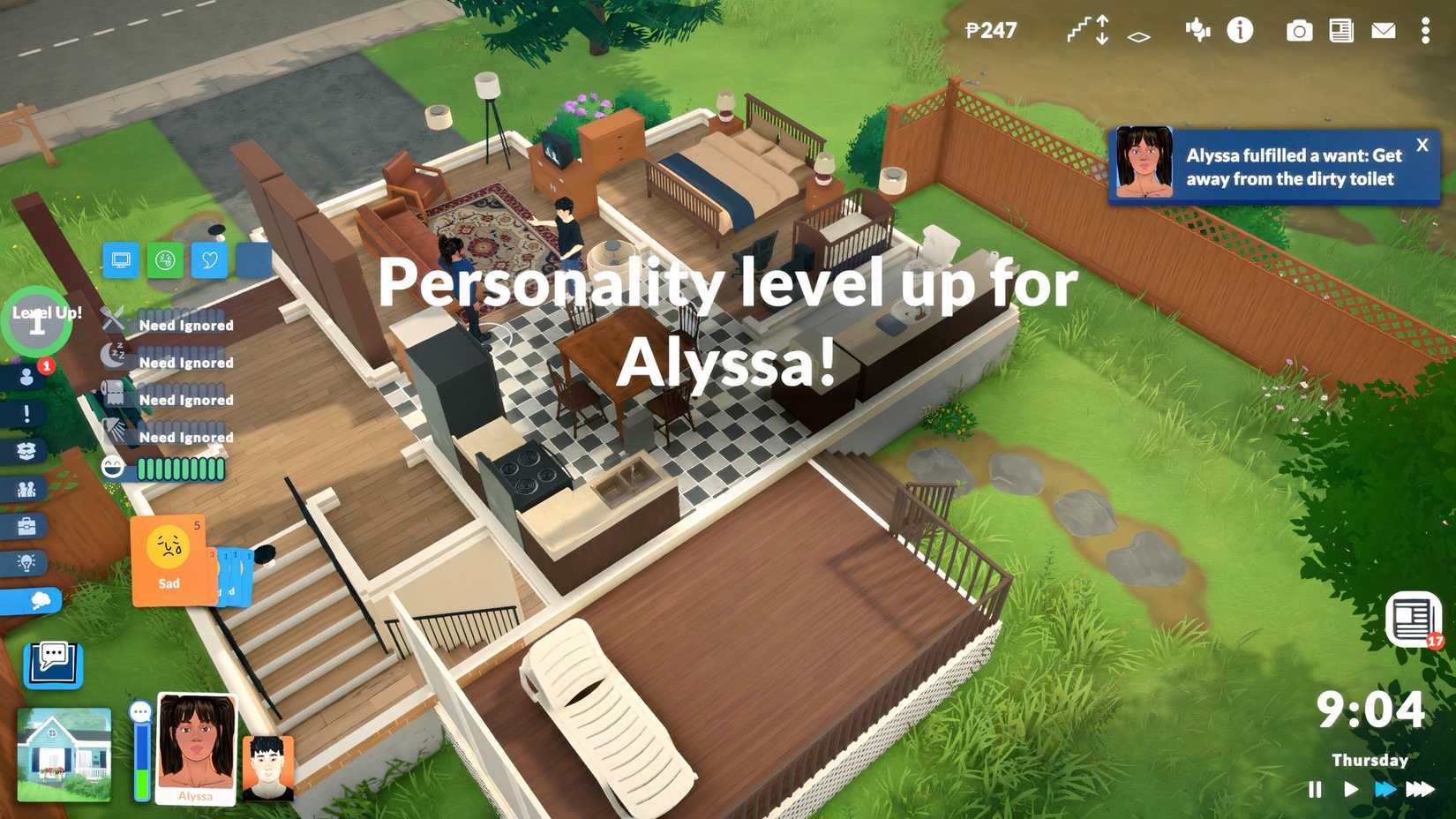 how to upgrade parafolk personalities in paralives