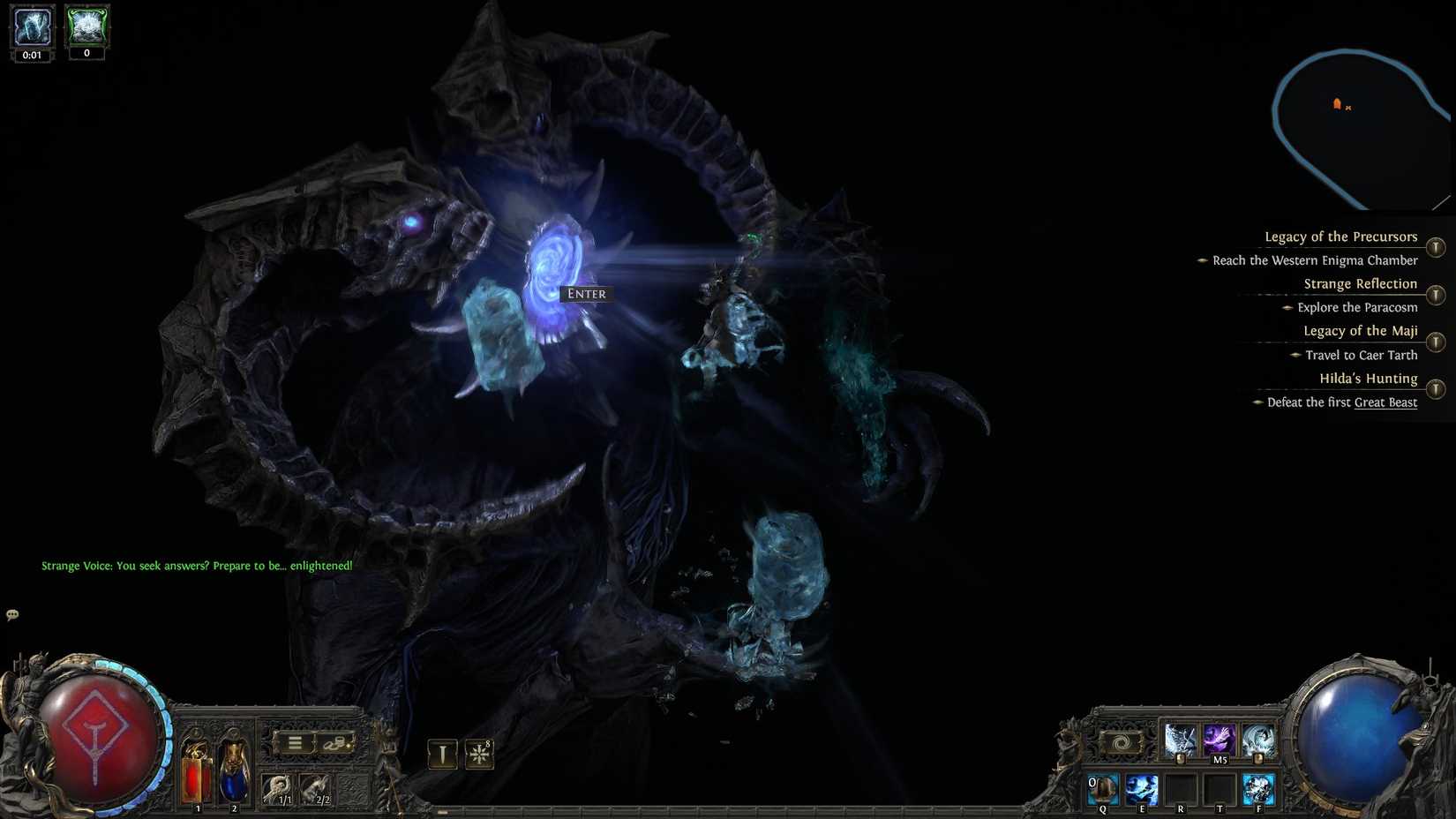 PoE 2 Tangmazu boss battle entry