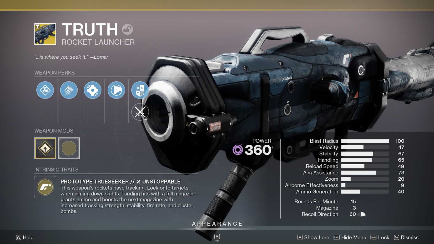 Destiny 2 Truth Statistics