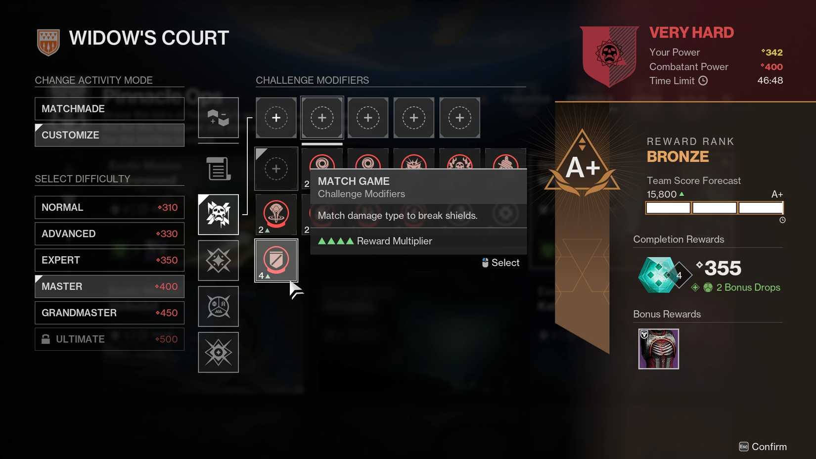 How to Turn On Match Game in Destiny 2