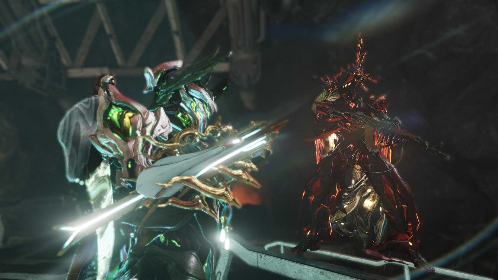 Warframe Sirius and Orion pose
