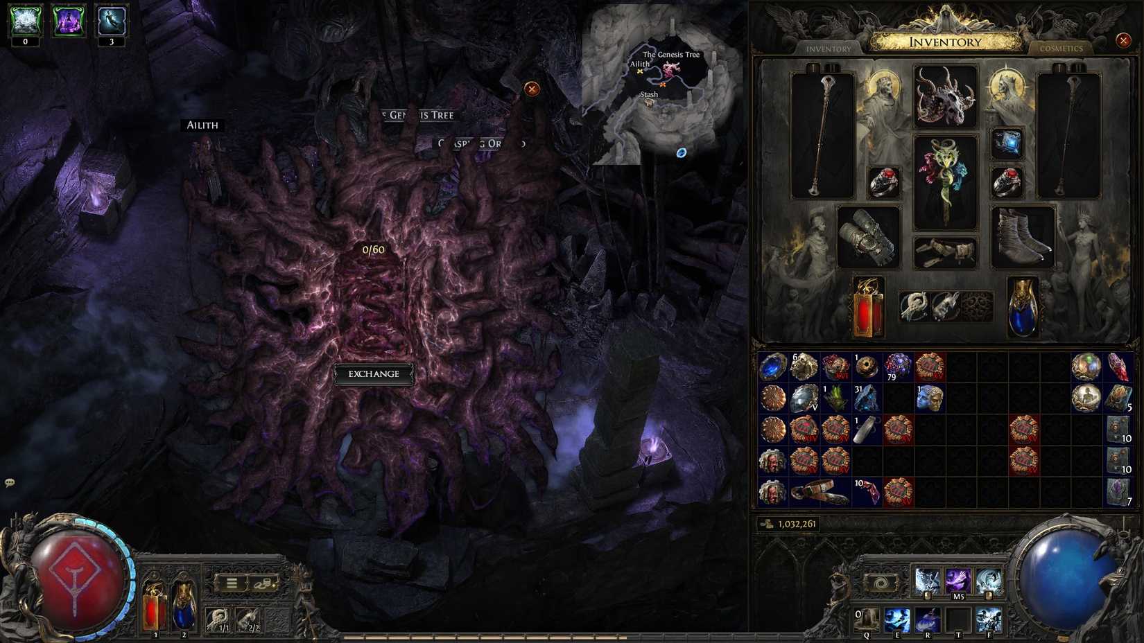 PoE 2 Grasping Orchid window