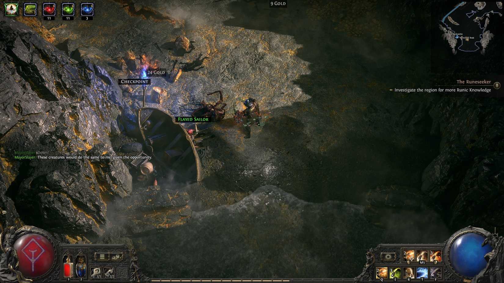 PoE 2 Torn Map Piece Act 4 Isle of Kin