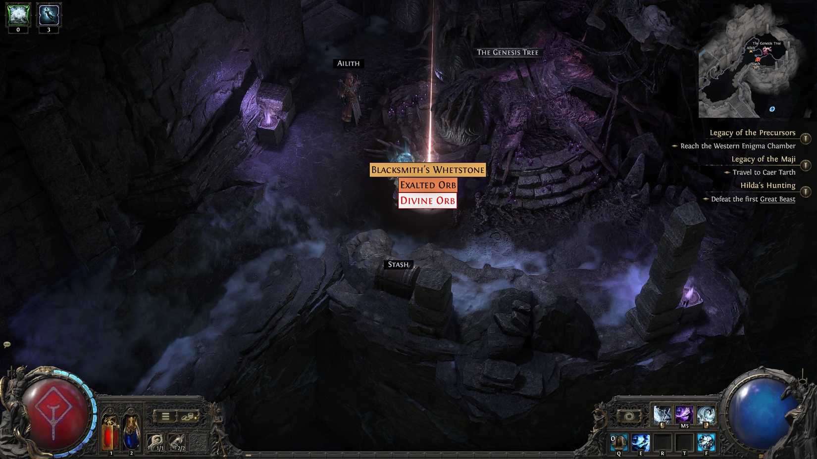 PoE 2 Genesis Tree Divine Orb Drop