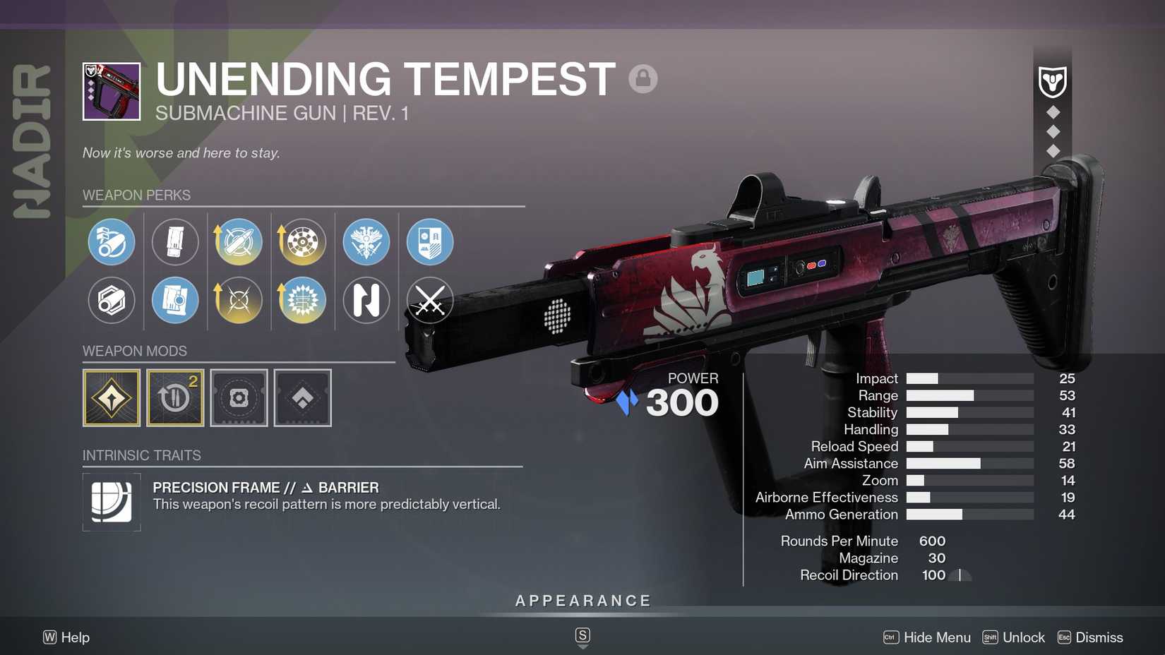 Destiny 2 Endless Storm Statistics