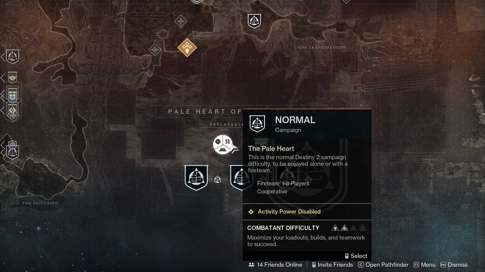 Destiny 2 The Final Shape Campaign Play Button