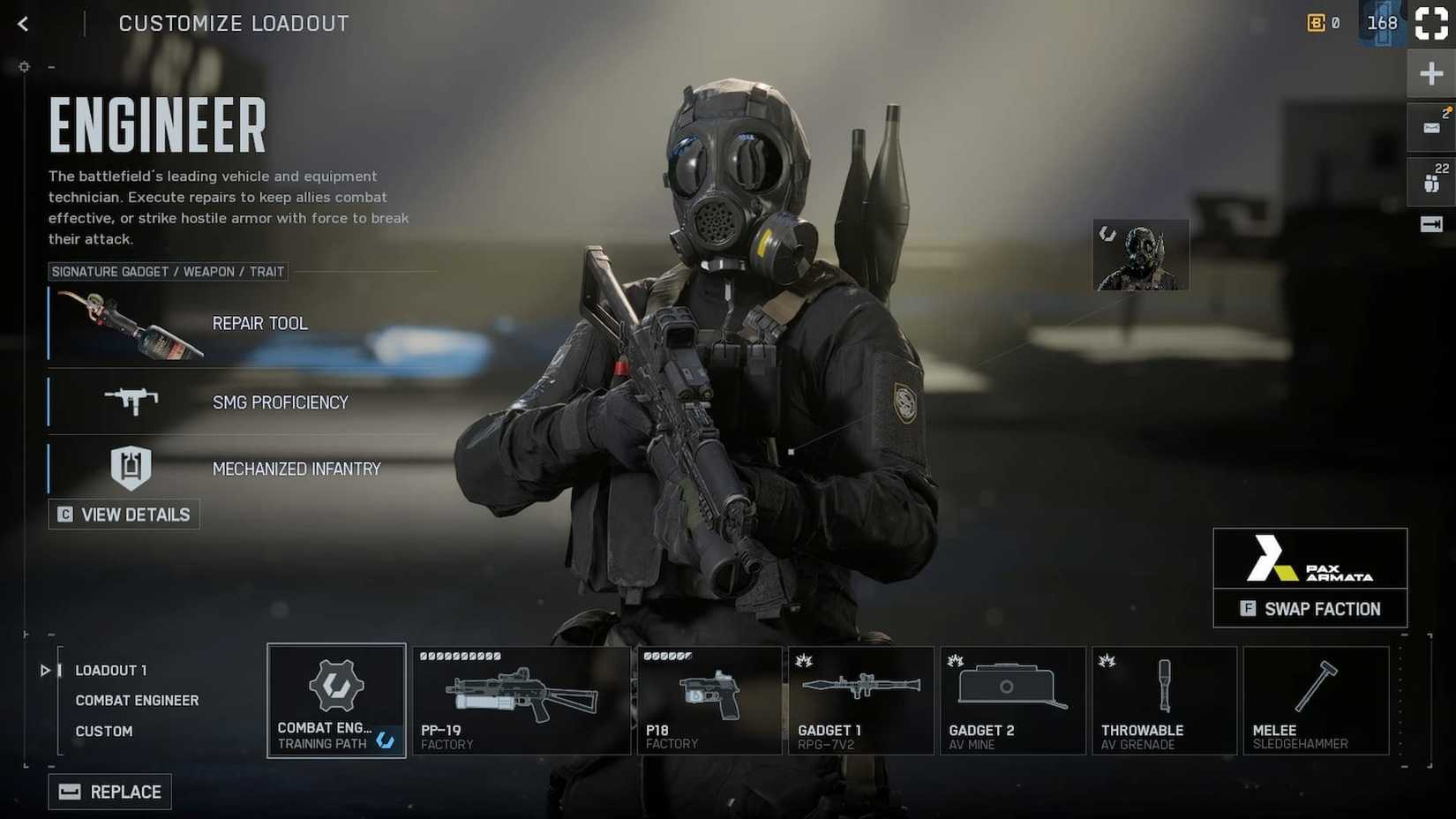 BF6 Engineer with PP-19