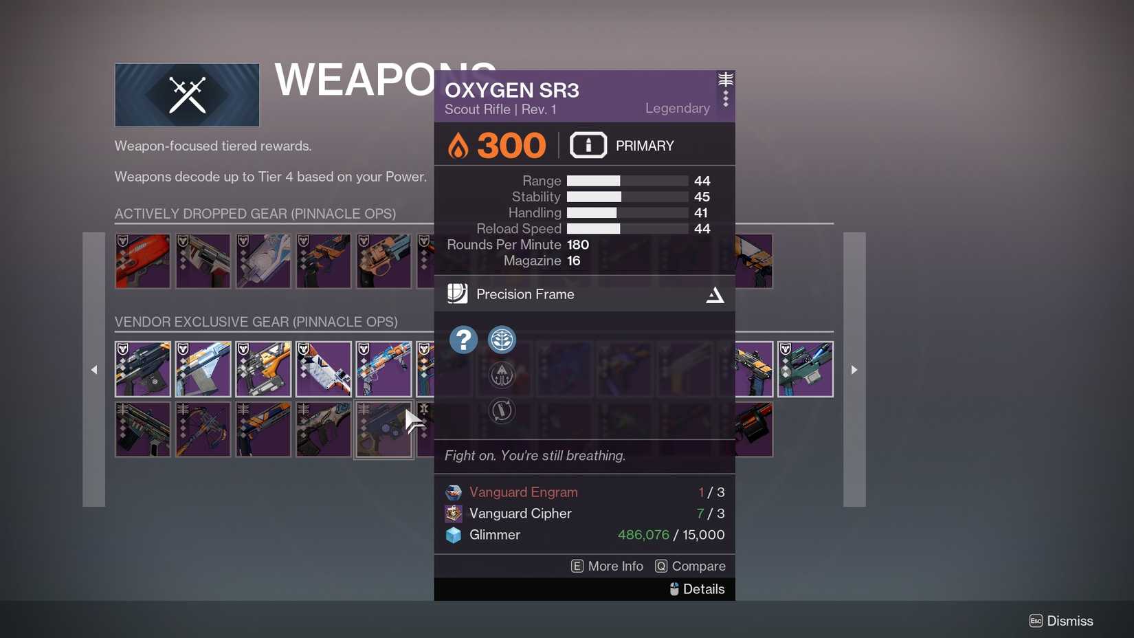How to Farm Vanguard Ciphers in Destiny 2