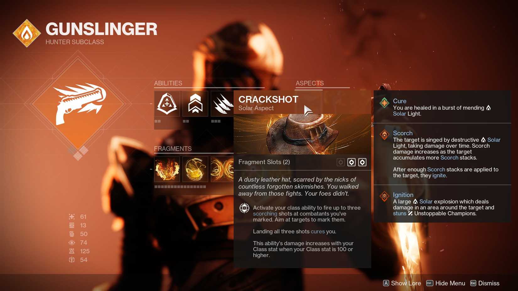 Best Solar Hunter Build in Destiny 2 (Crackshot)