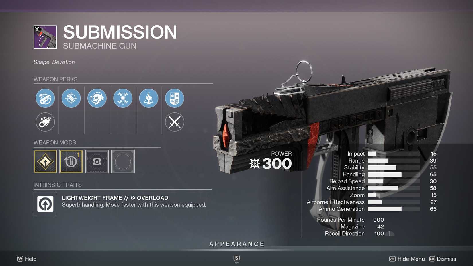 Destiny 2 Submission Screening Roll