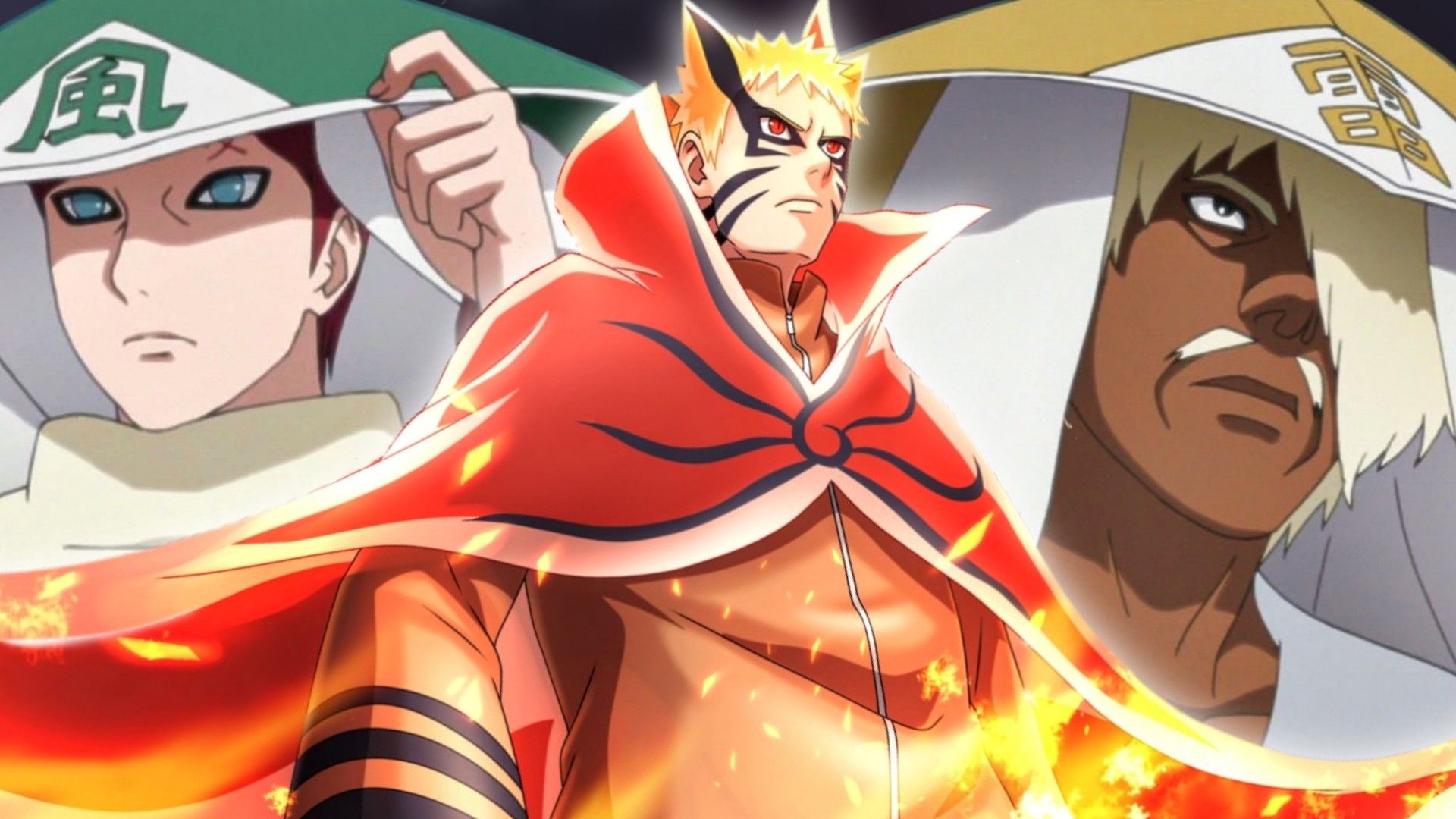 Images of 3 of the 5 cages ready for power-up in Boruto