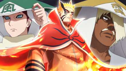 Images of 3 of the 5 cages ready for power-up in Boruto