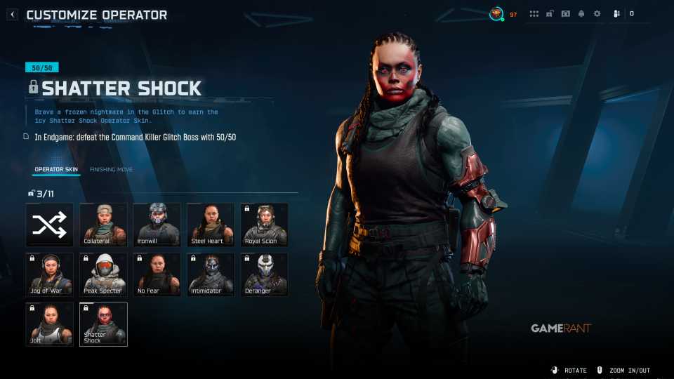 50 50 Shatter Shock Skin - Black Ops 7