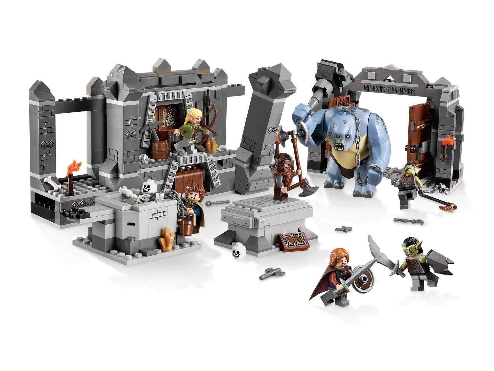 9473 LEGO LOTR The Mines of Moria set official promo image