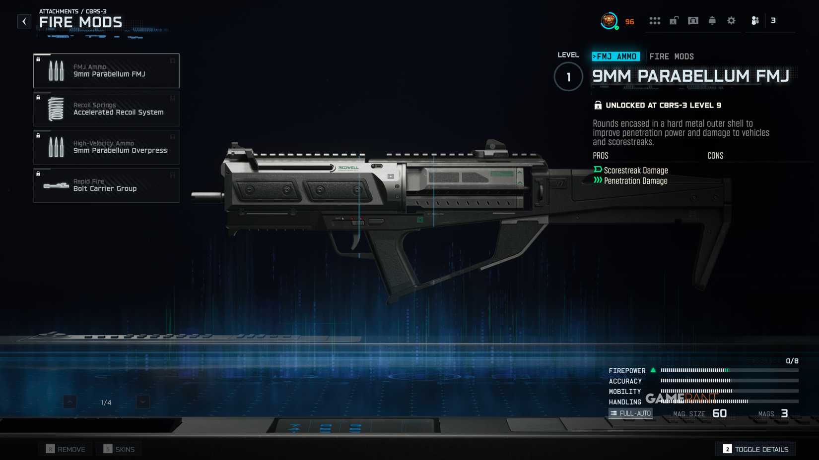 All CBRS-3 Fire Mods - Black Ops 7