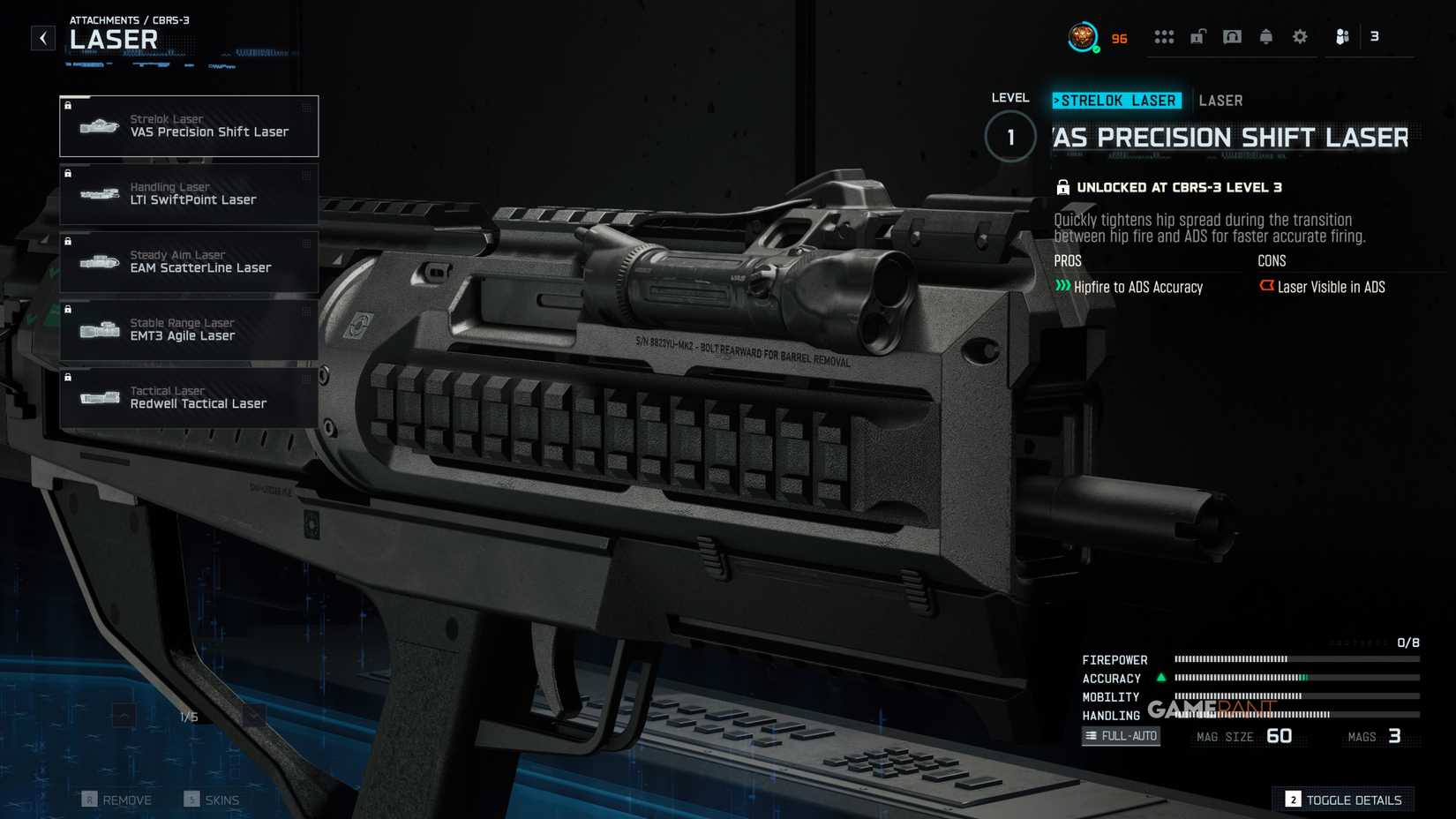 All CBRS-3 Laser - Black Ops 7