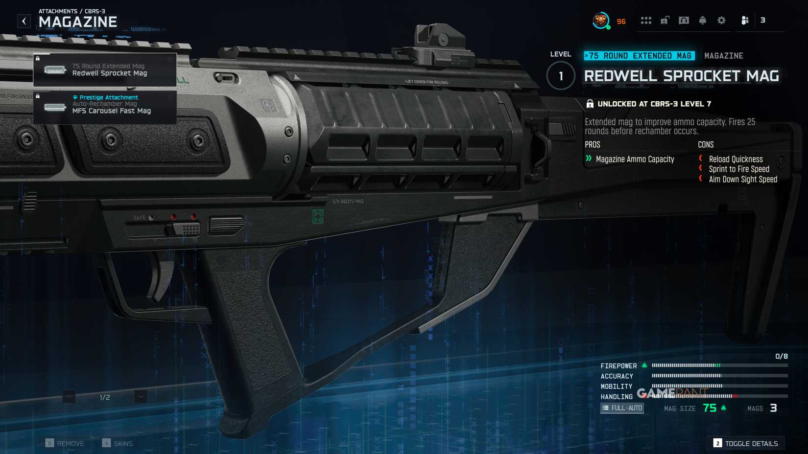 All CBRS-3 Magazine - Black Ops 7