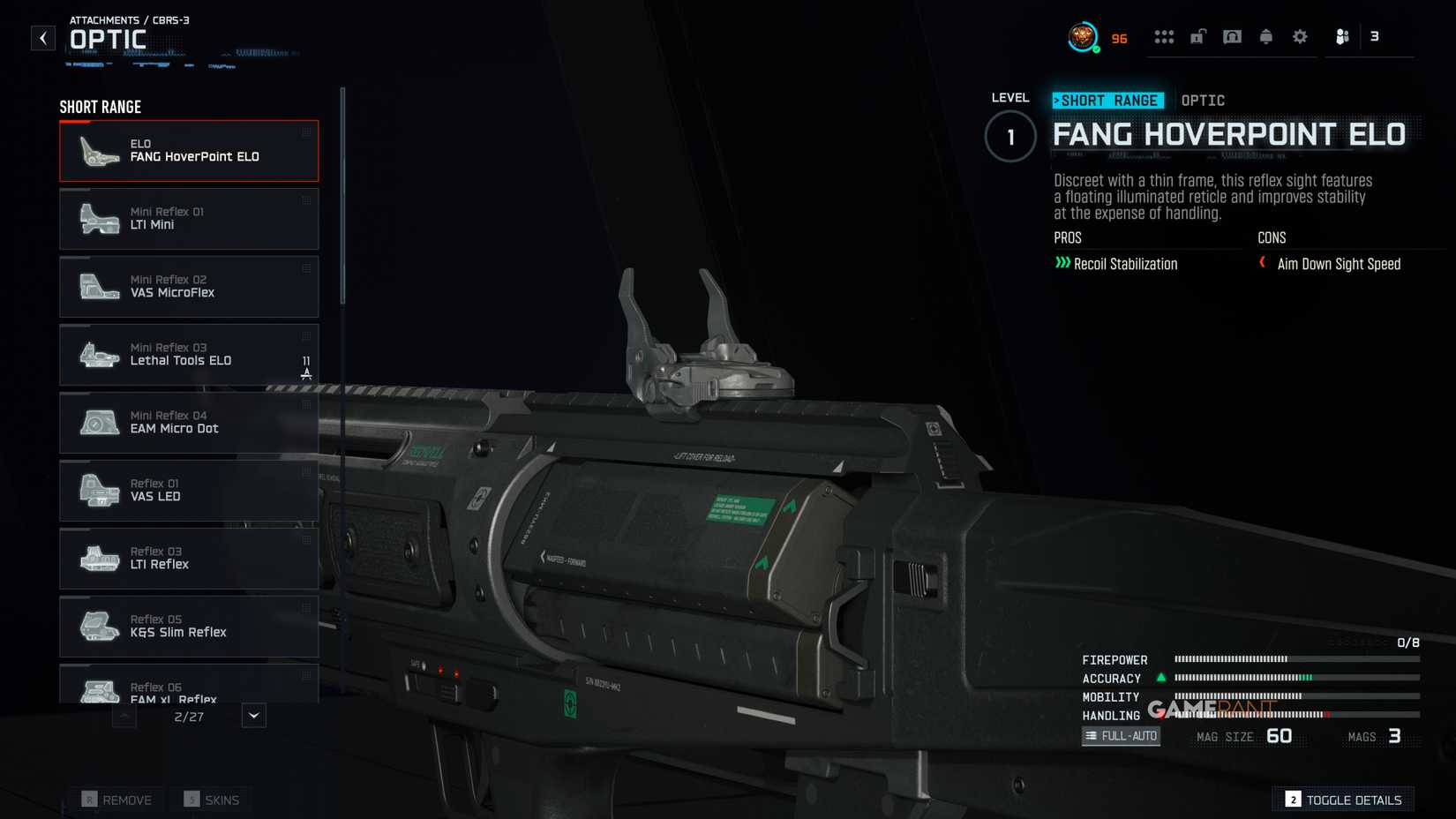All CBRS-3 Optics - Black Ops 7