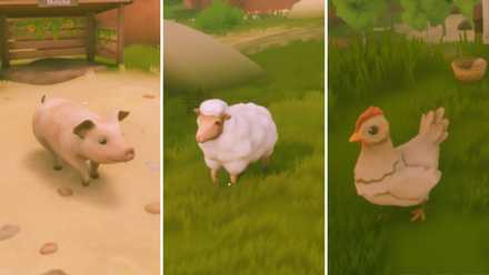all farm animals in solarpunk