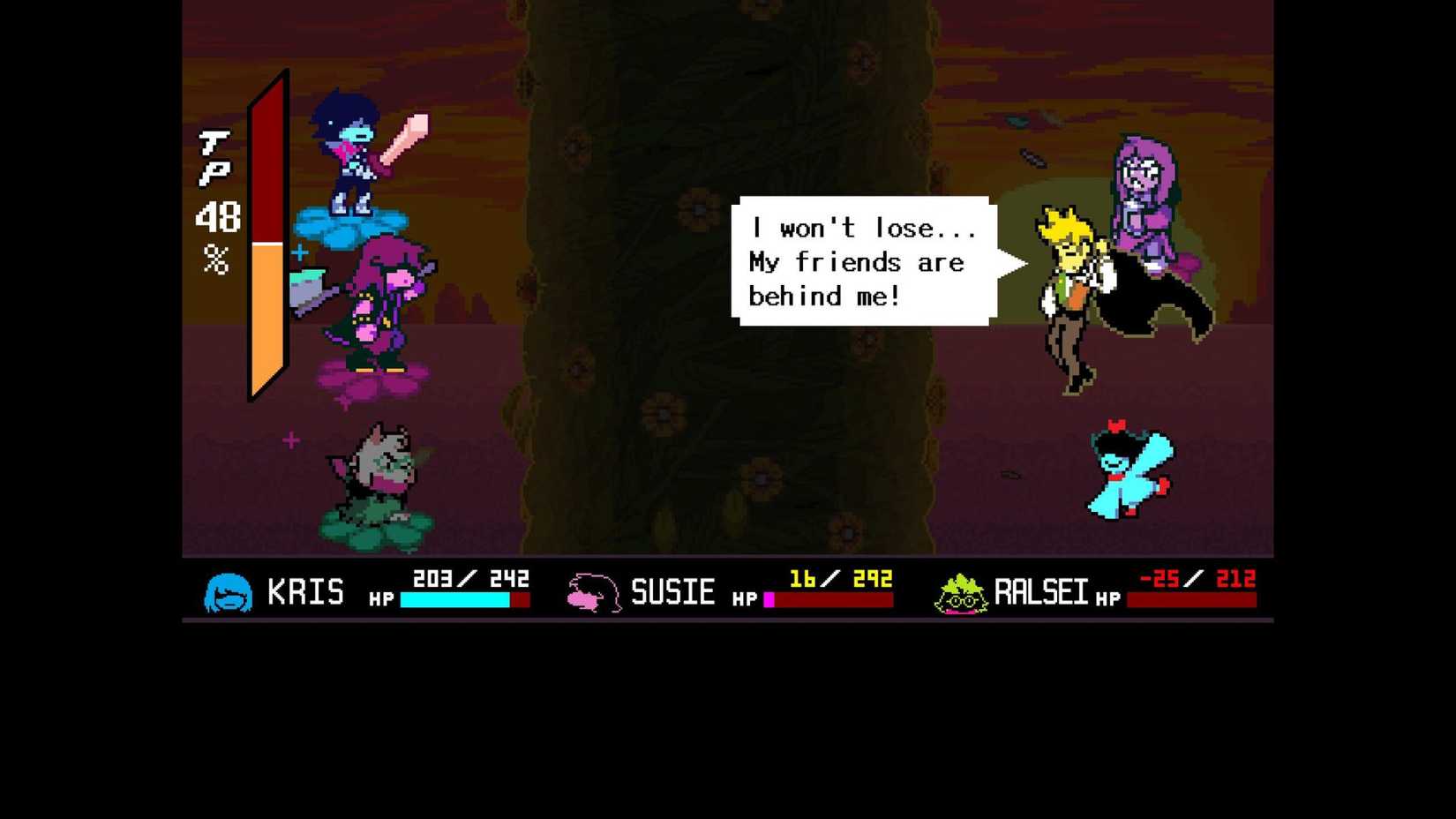 Aqua and Seth Duo from Deltarune
