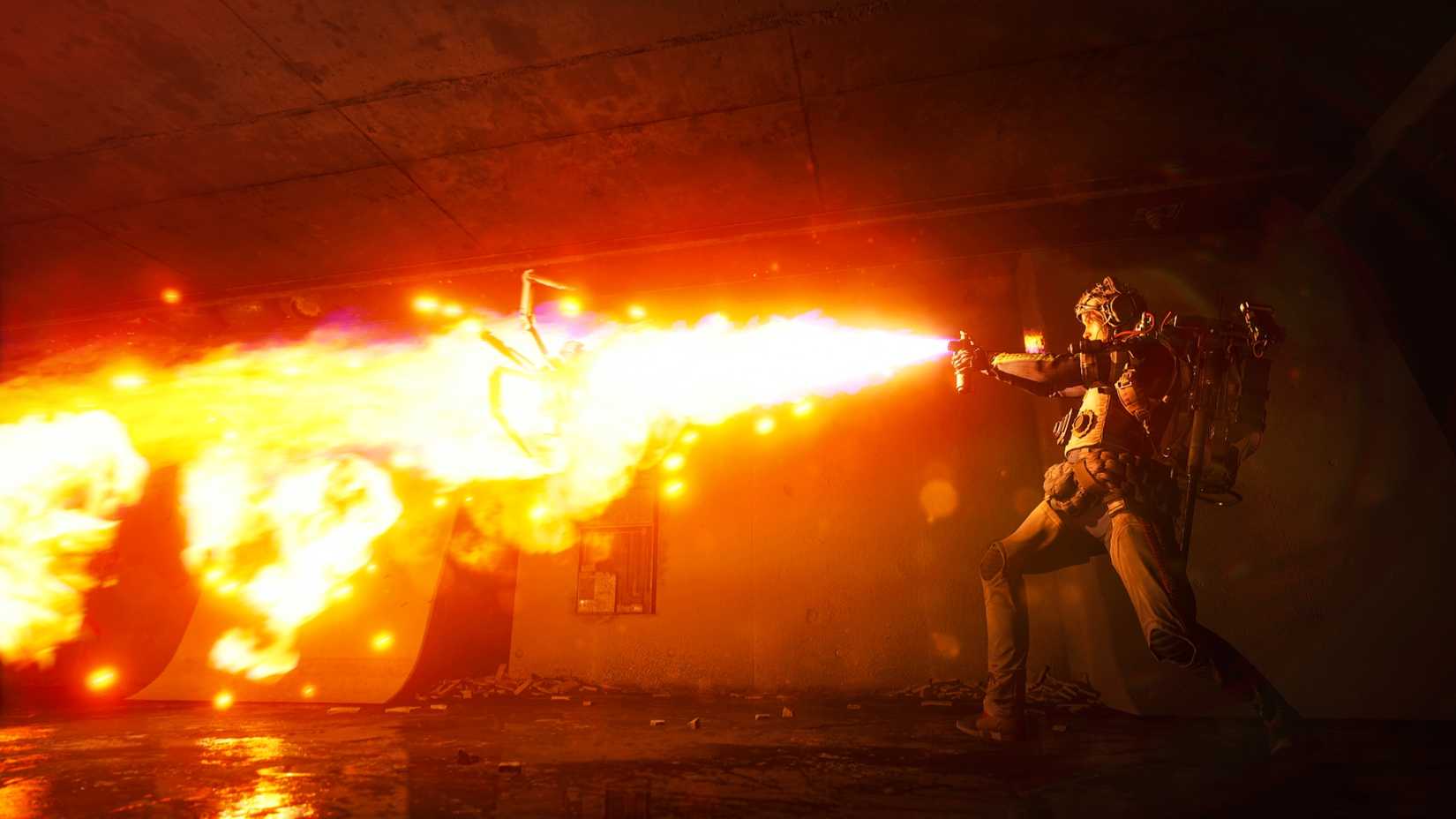 a flame thrower in arc raiders.
