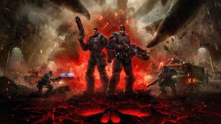 Marcus Fenix and Dom Santiago
